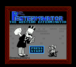 Pesterminator: The Western Exterminator title screenshot